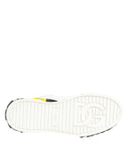 Multicolor Leather Graffiti Low Top Sneakers Shoes