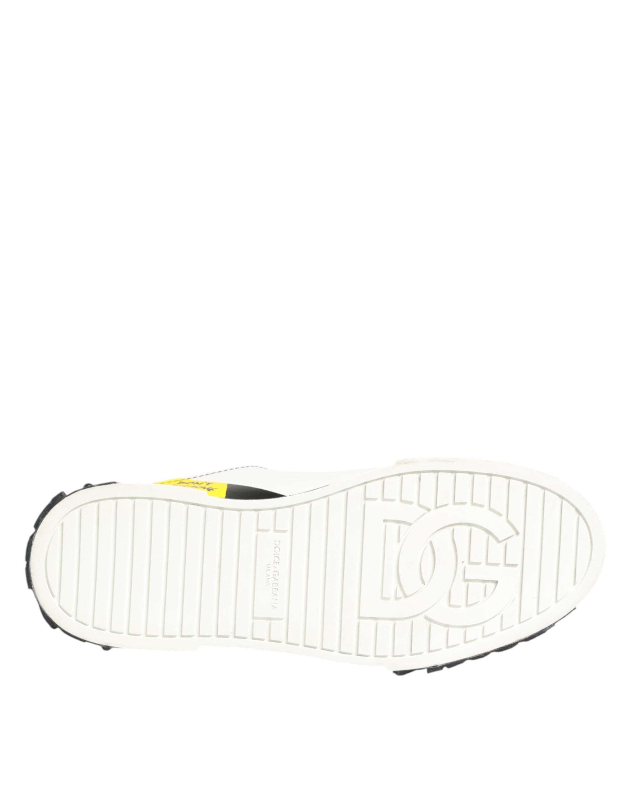 Multicolor Leather Graffiti Low Top Sneakers Shoes