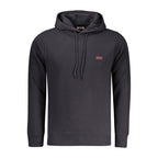 Blue Cotton Men's Hoodie