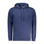 Blue Cotton Men Sweatshirt