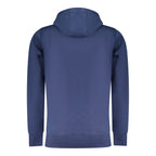 Blue Cotton Men Sweatshirt