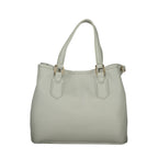 Grigio Polyurethane Women Handbag