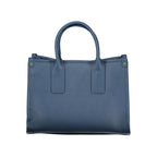Blu Polyurethane Women Handbag