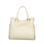 Beige Polyurethane Women's Bag