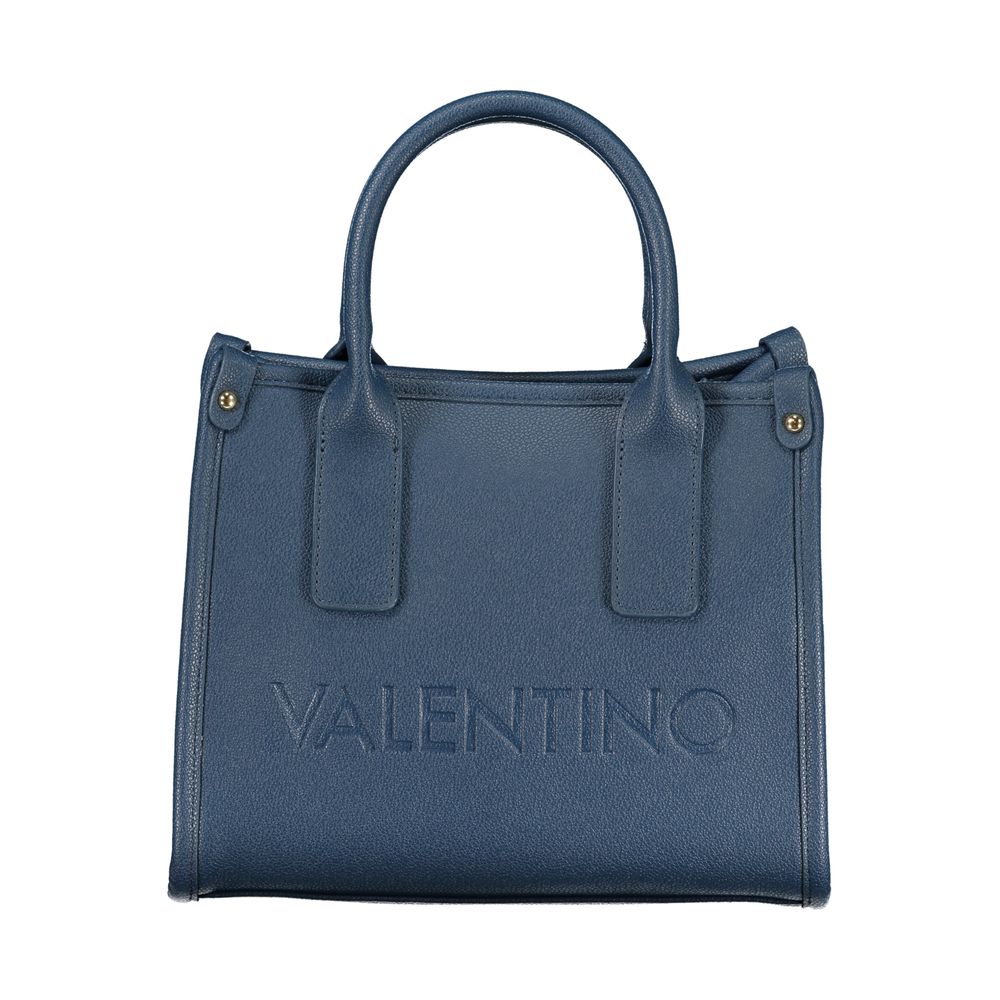 Blu Polyurethane Women Handbag