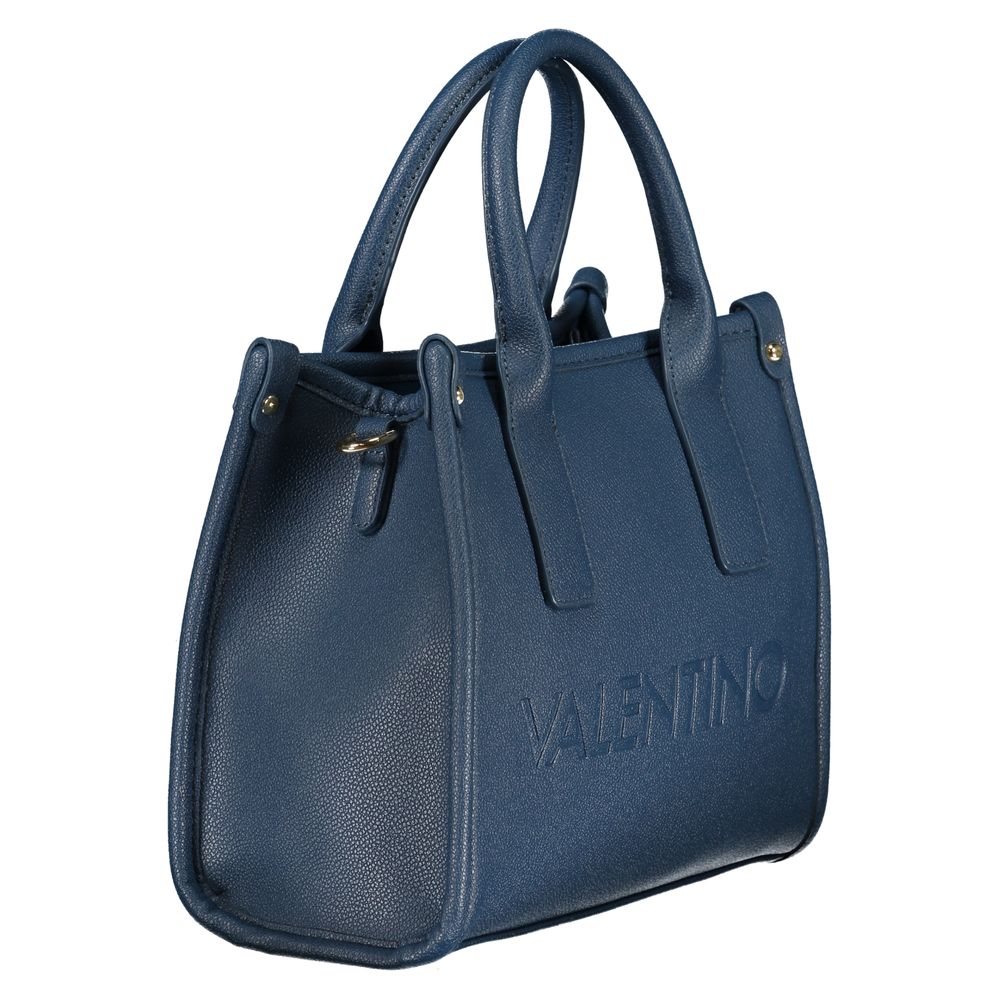 Blu Polyurethane Women Handbag