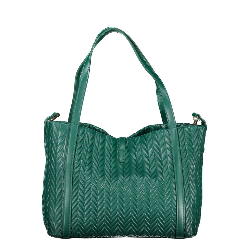 Verde Polyurethane Women Shoulder Bag