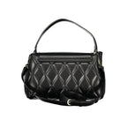 Black Polyurethane Women's Handbag
