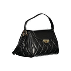 Black Polyurethane Women's Handbag