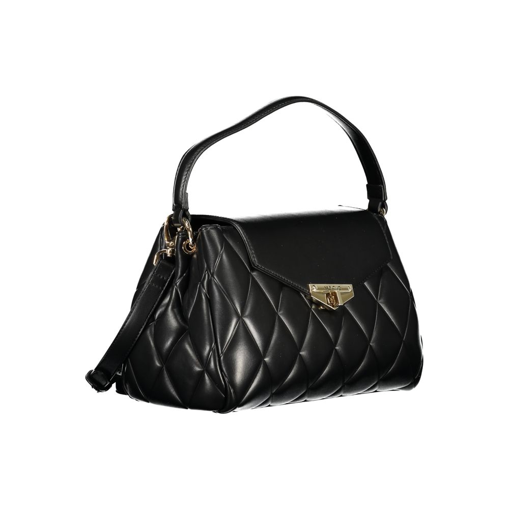 Black Polyurethane Women's Handbag