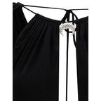 Black Viscose Bodysuit