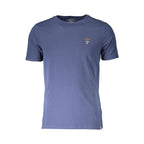 Blu Cotton Men T-Shirt