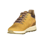 Marrone Polyurethane Men Sneaker