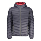 Blue Polyamide Men's Jacket