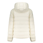 White Polyester Women's Jacket
