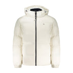 White Polyester Men's Jacket