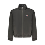 Black Polyester Men's Jacket