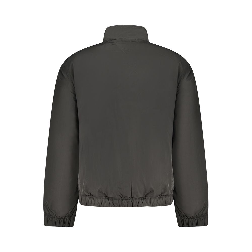 Black Polyester Men's Jacket