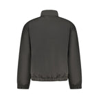 Black Polyester Men's Jacket