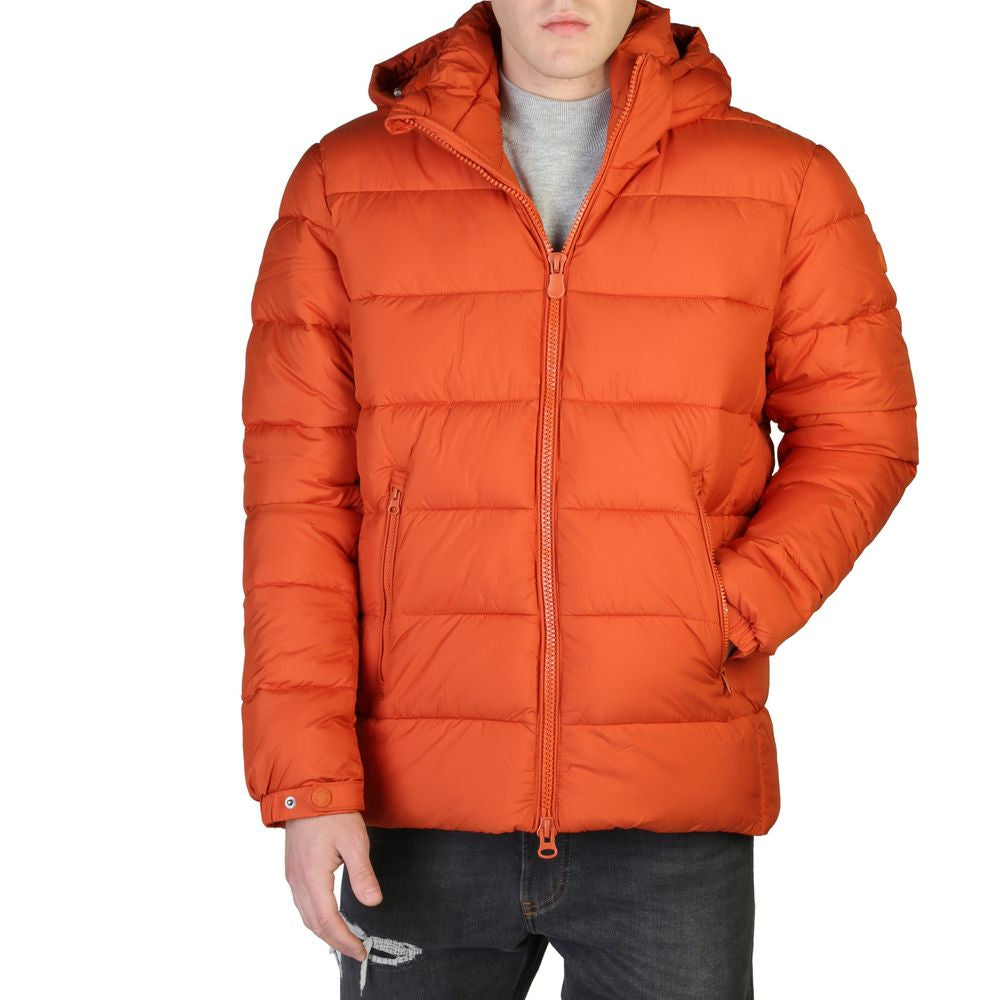 Orange Nylon Bomber
