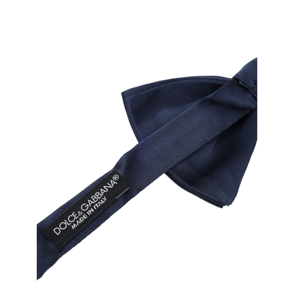 Blue Silk Bowtie