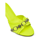 Yellow Leather Mules