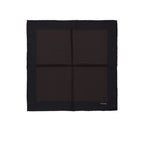 Black Silk Pocket Square