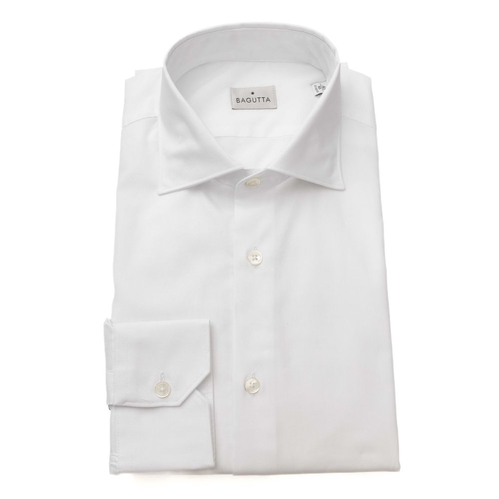 White Cotton Dress Shirt