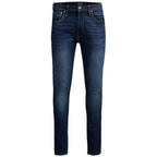 Blue Cotton Skinny Jeans