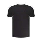 Black Cotton Men's T-Shirt