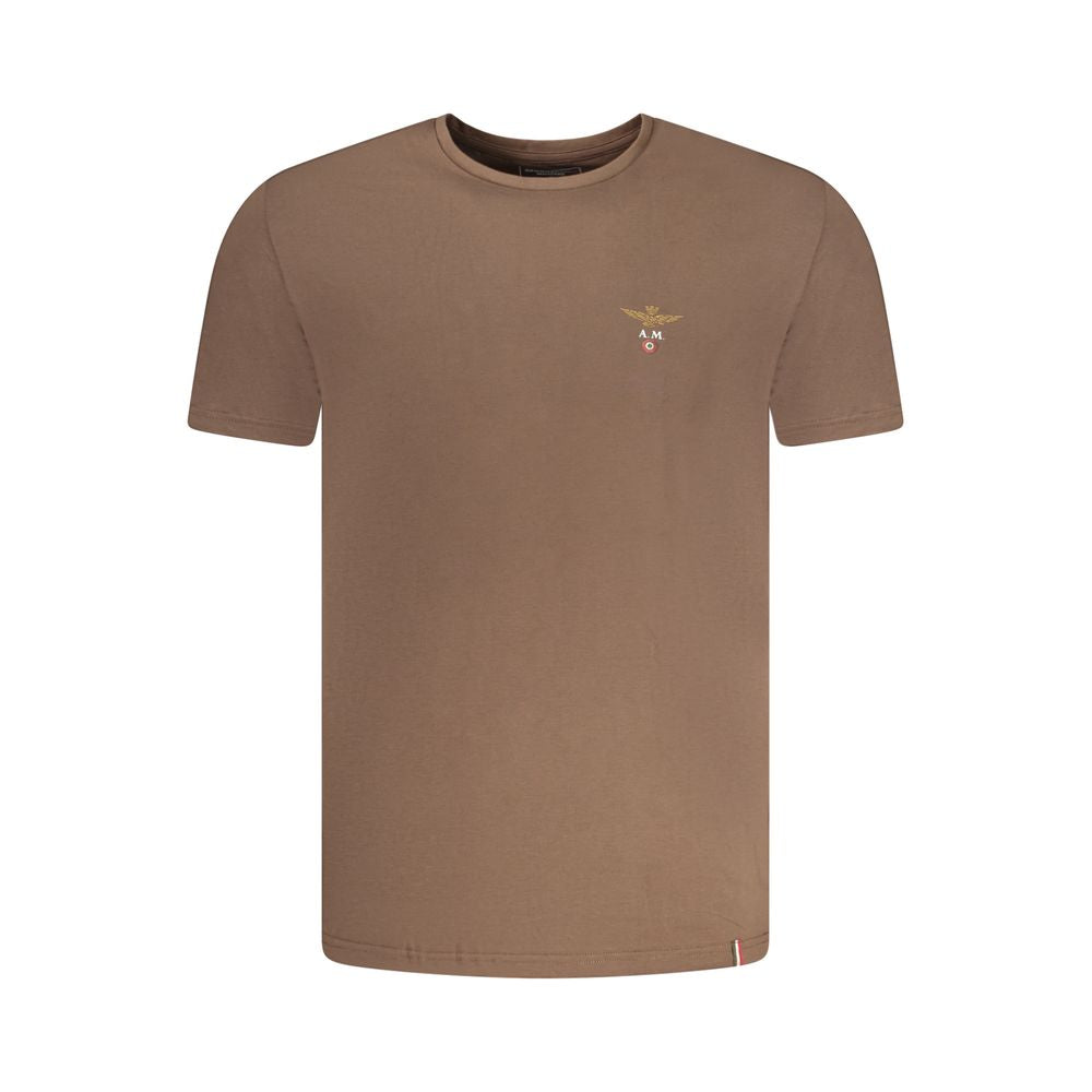 Marrone Cotton Men's T-Shirt
