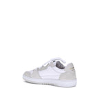 White Calf Leather Bos Taurus Low Top Sneakers
