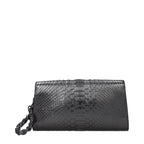 Gray Skin Clutch Bag