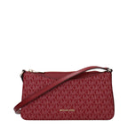 Red Fabric Crossbody Bag