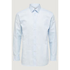 Blue Cotton Dress Shirt