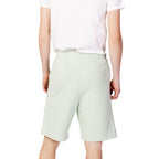 Bicolor Cotton Bermuda Shorts
