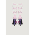 Purple Leather High Heel Pumps