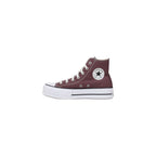 Purple Fabric Platform Sneakers