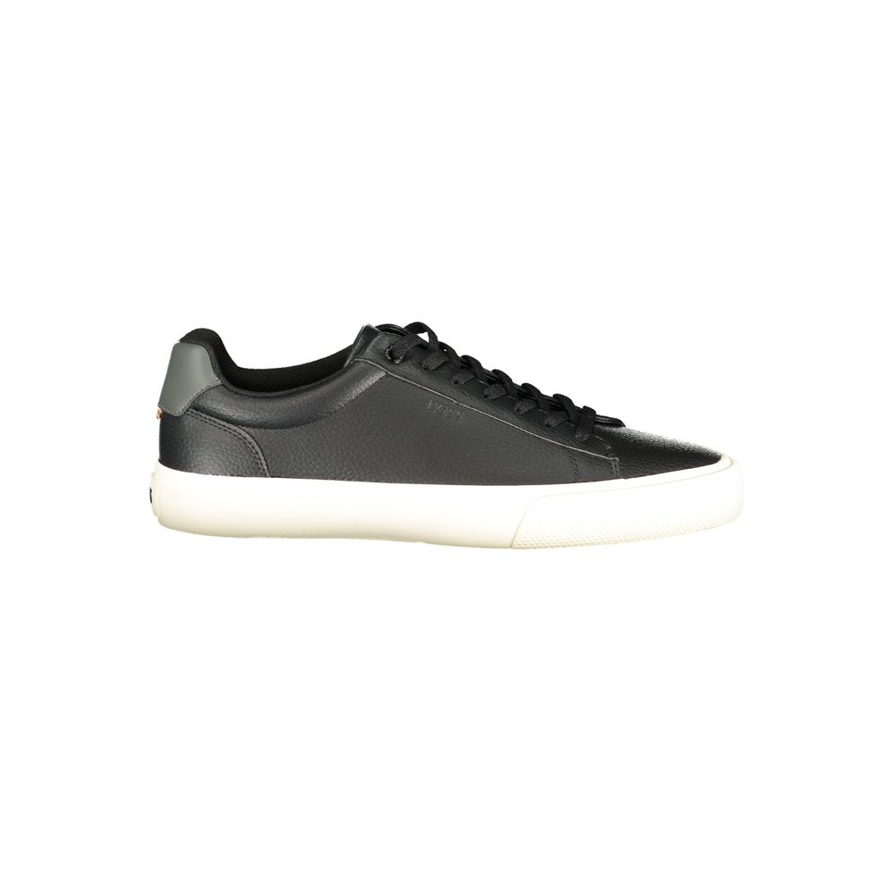 Nero Poliuretano Uomo Sneaker