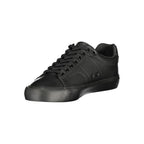 Black Polyurethane Men Sneaker