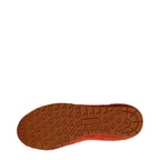 Orange Leather Sneakers