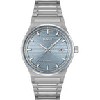 Gray Stainless Steel Dress Watch