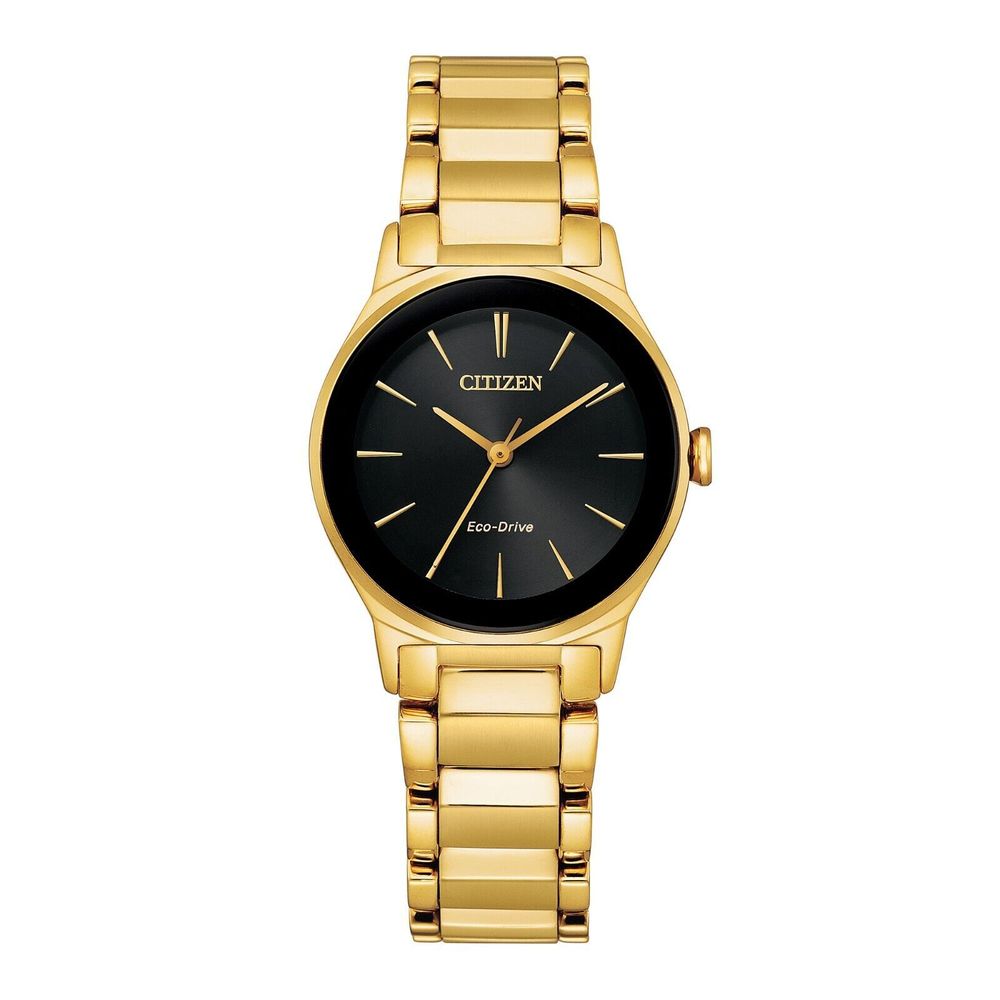Gold Stainless Steel Dress Watch