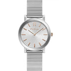 Gray Stainless Steel Dress Watch