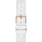 White Synthetic Dress Watch