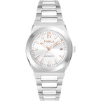 Gray Stainless Steel Dress Watch