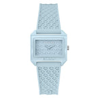 Blue Synthetic Dress Watch