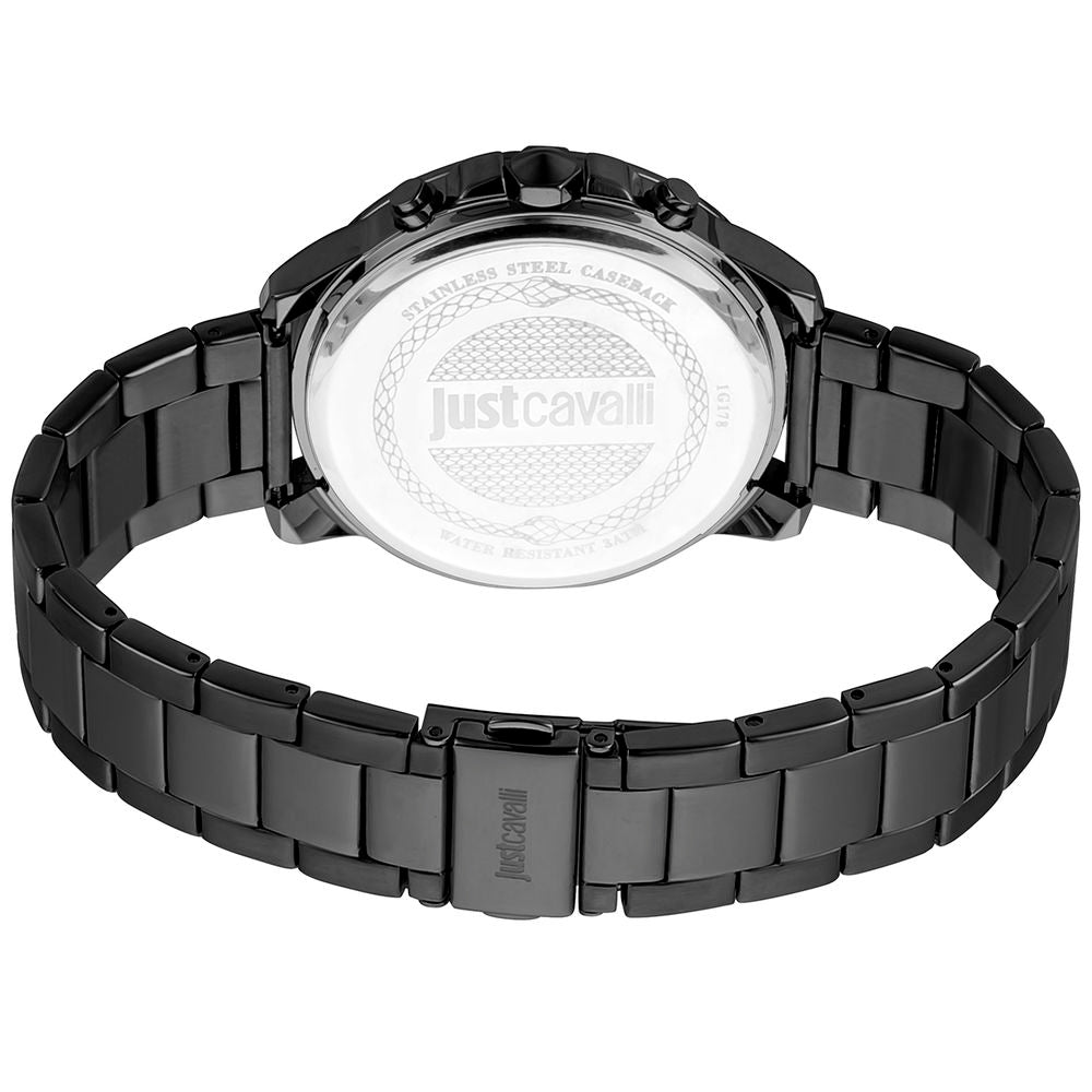 Black Stainless Steel Sport Watch