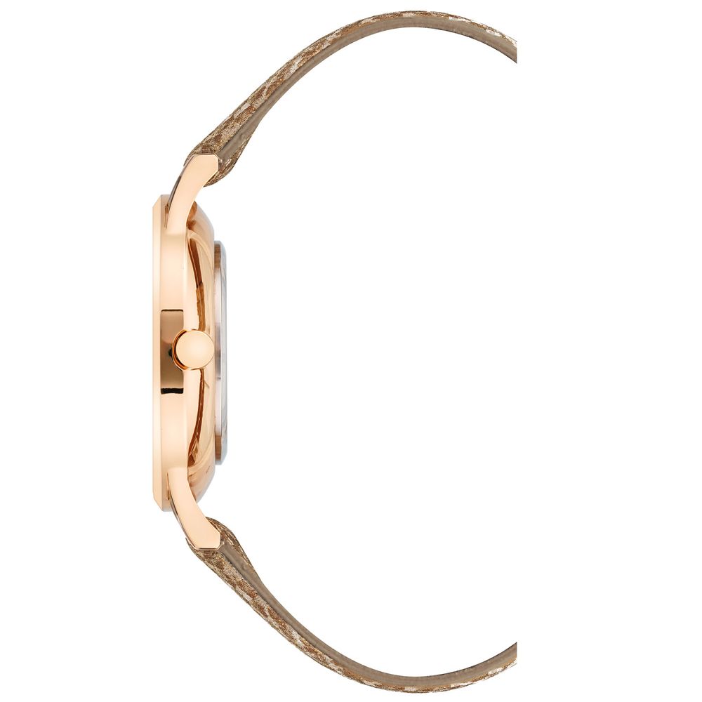 Multicolor Leather Dress Watch