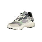 Grigio Polyurethane Women Sneaker